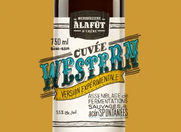 Lancement de notre premier produit avec fermentation spontanée, la Cuvée Western version expérimentale!