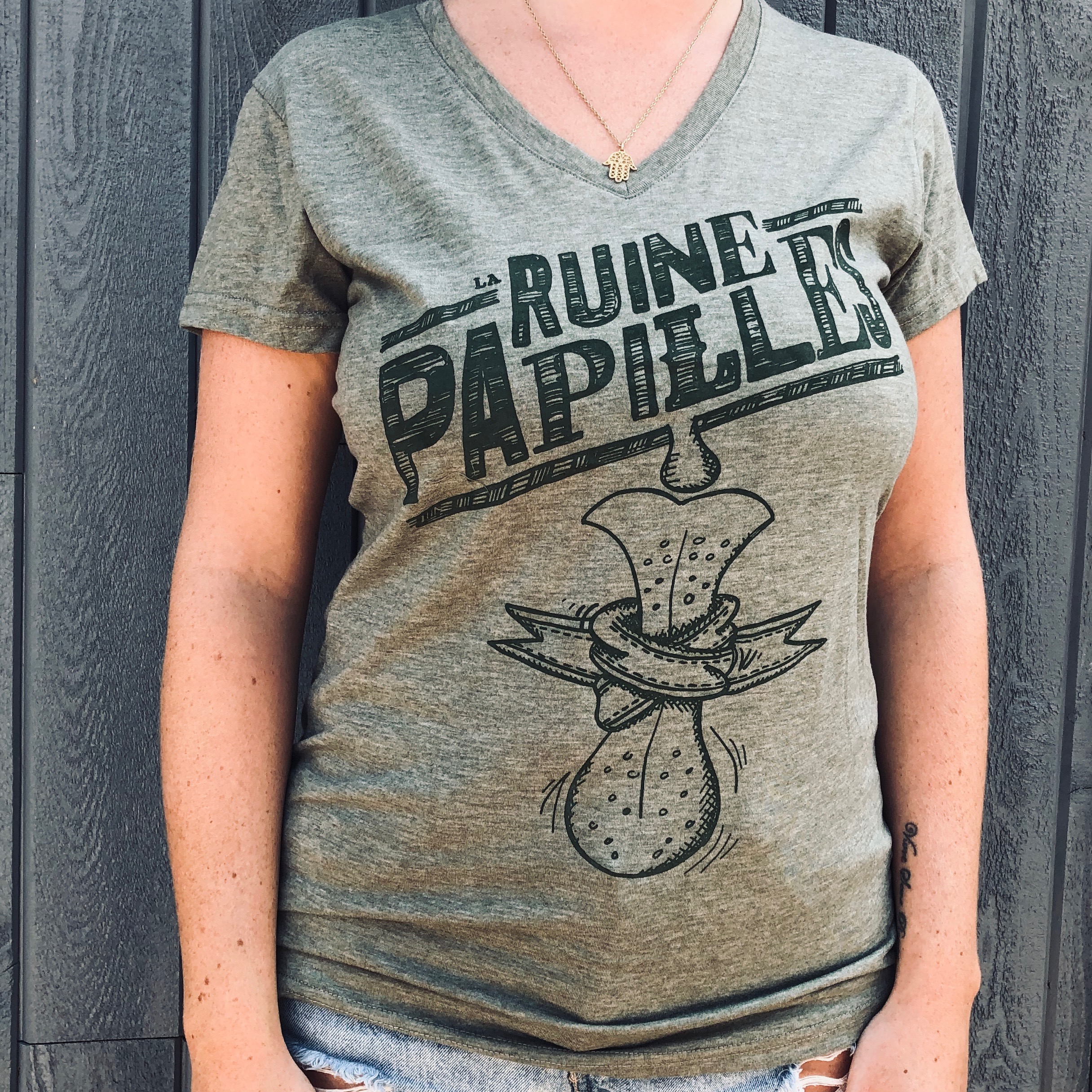 T-shirt Ruine Papilles – femme