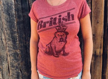 T-shirt British – femme