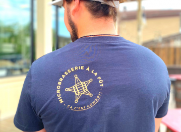 T-shirt noir homme