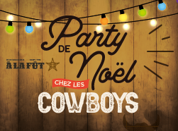 Célébrez Noël chez les cowboys, entre collègues!