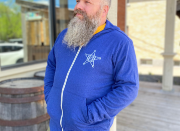 Hoodie Bleu – 15 ans