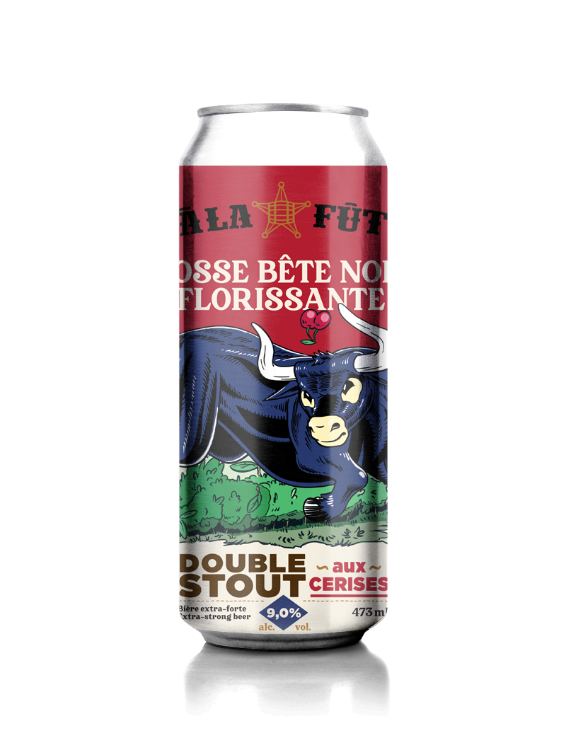 Grosse bête noire florissante